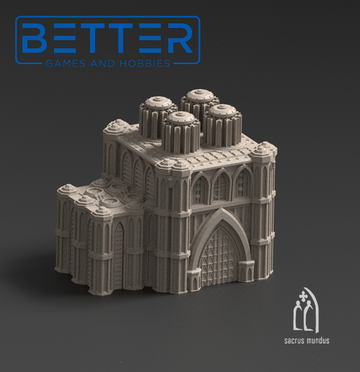 Augusta - Gothic City. Tabletop terrain for Sci-Fi & Grimdark wargaming