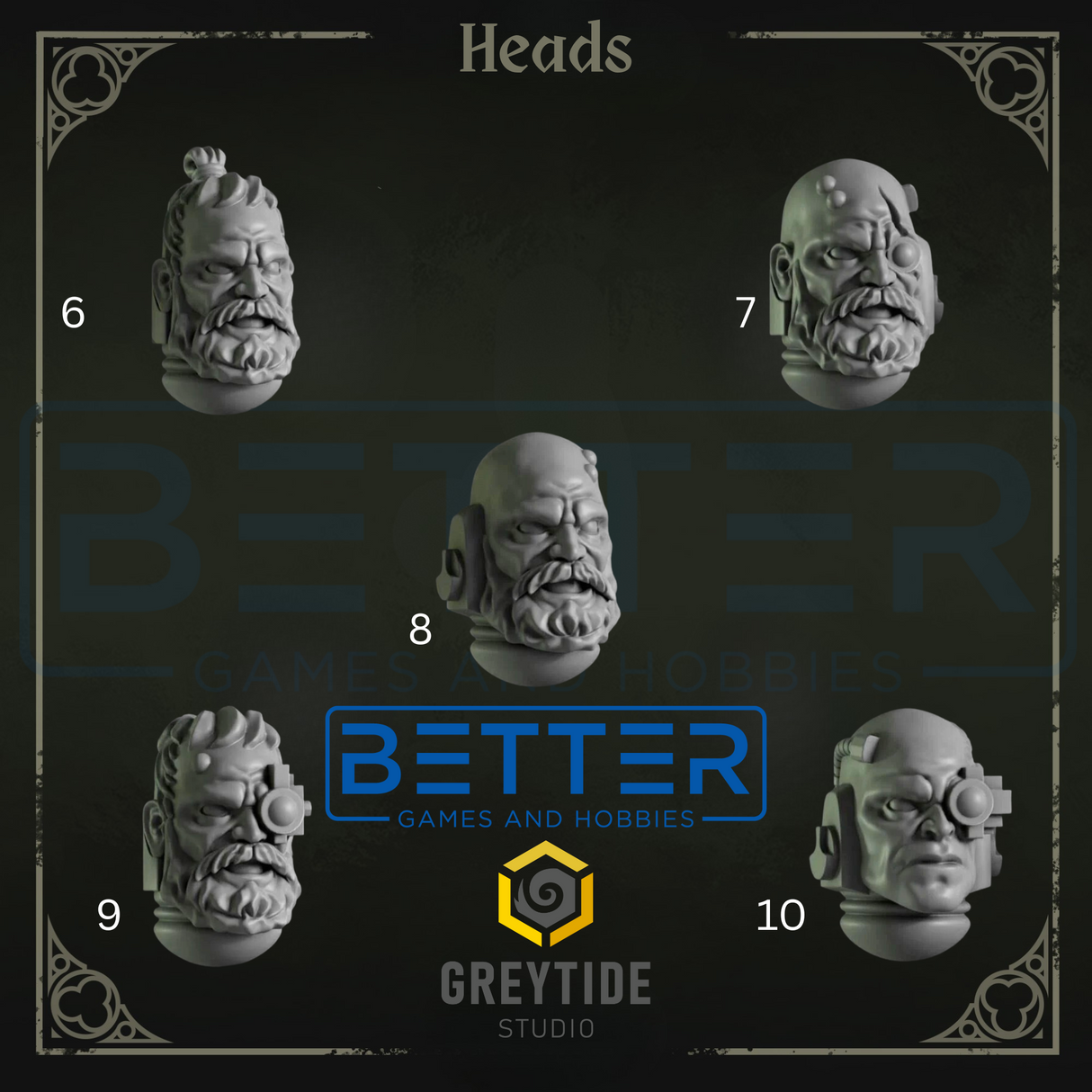 Heads - Eternal Pilgrims for 2nd Born Marines