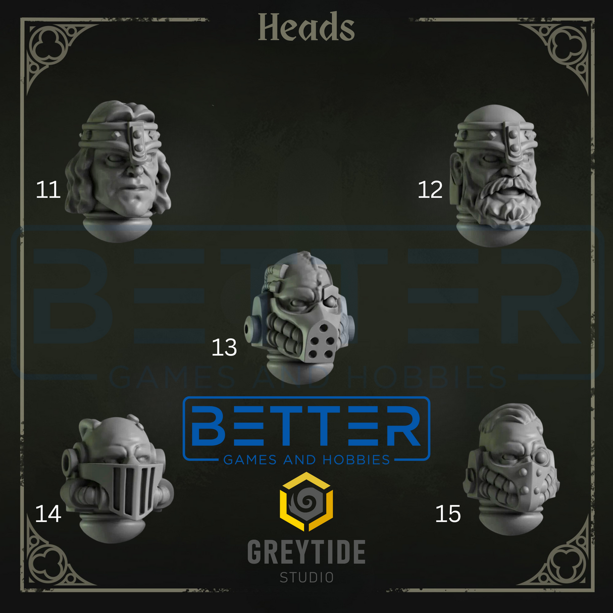 Heads - Eternal Pilgrims for 2nd Born Marines