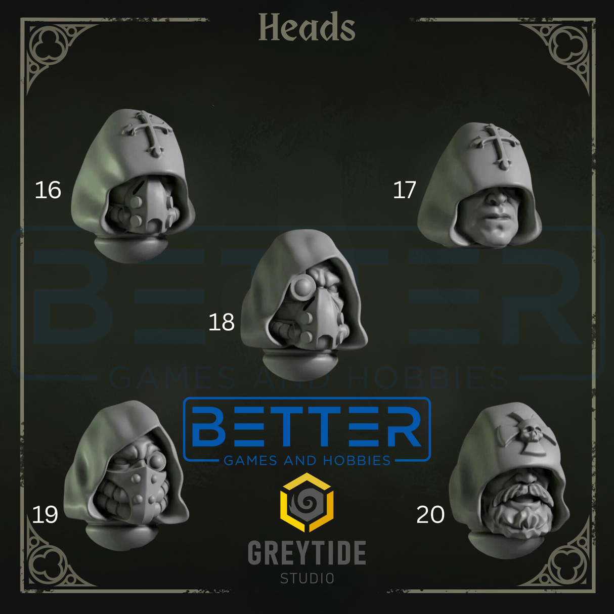 Heads - Eternal Pilgrims for 2nd Born Marines