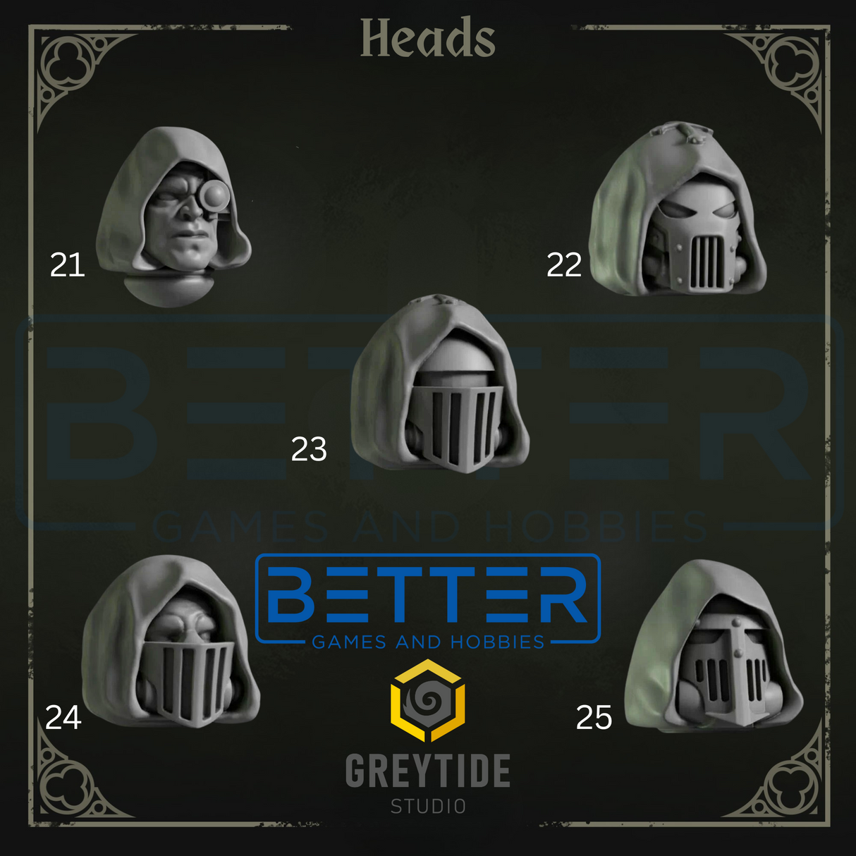 Heads - Eternal Pilgrims for 2nd Born Marines