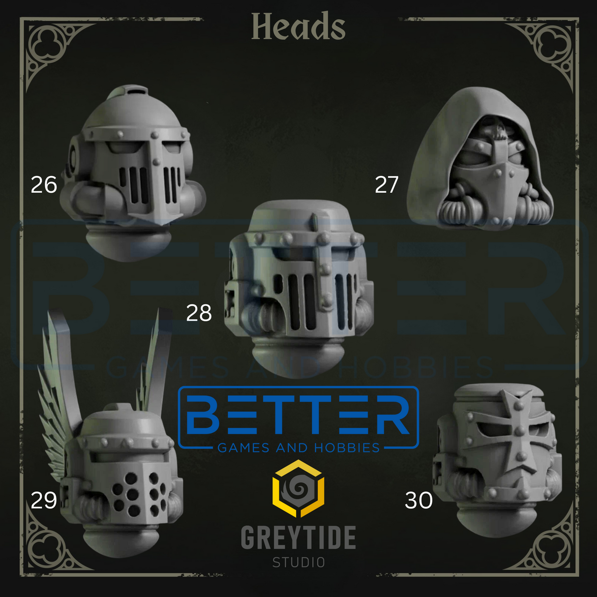 Heads - Eternal Pilgrims for 2nd Born Marines