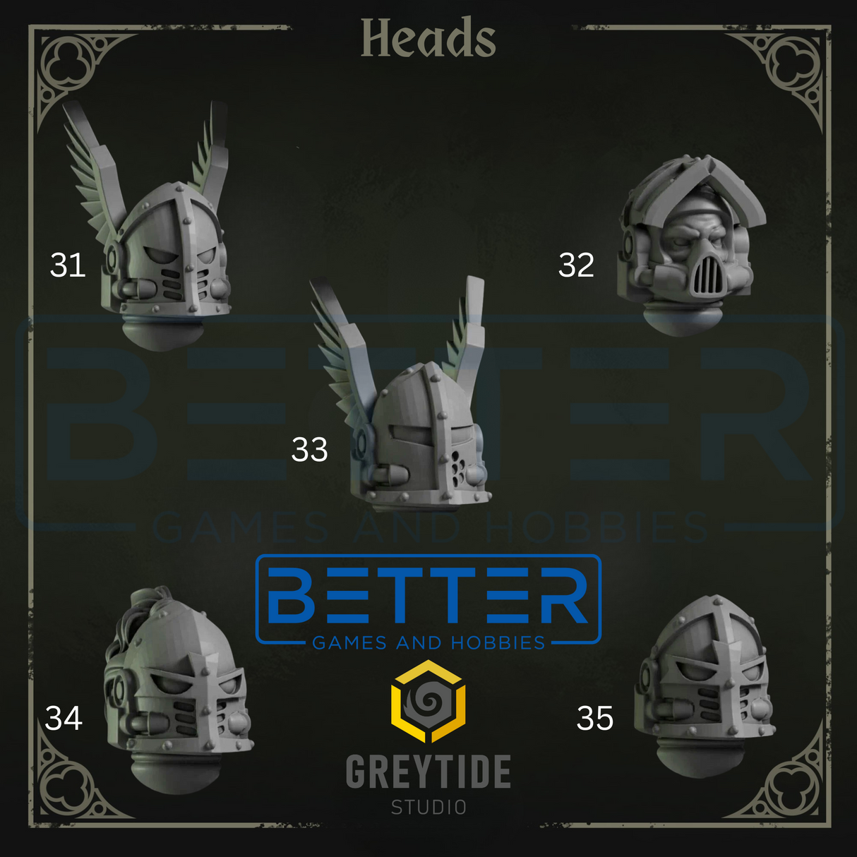 Heads - Eternal Pilgrims for 2nd Born Marines