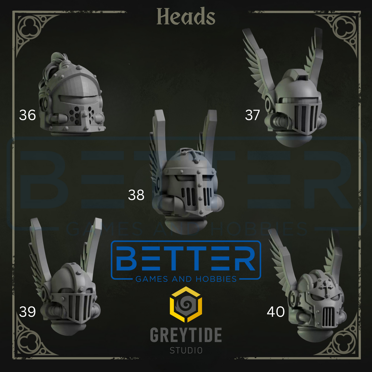 Heads - Eternal Pilgrims for 2nd Born Marines