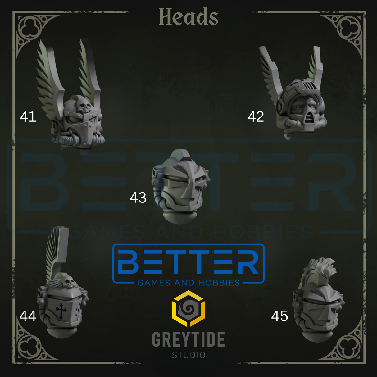 Heads - Eternal Pilgrims for 2nd Born Marines