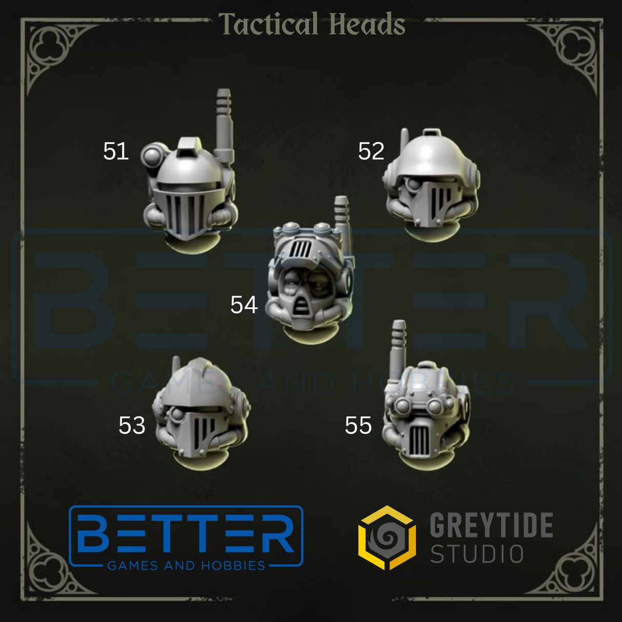 Tactical Heads - Eternal Pilgrim for 2nd Born Marines