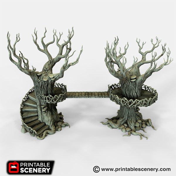 Treetop Walkway - (28, 15 or 10mm scale) - Wood Elven
