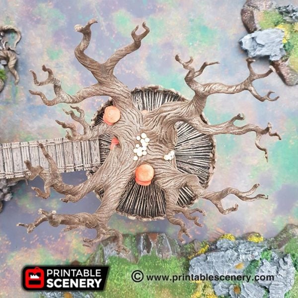 Treetop Walkway - (28, 15 or 10mm scale) - Wood Elven