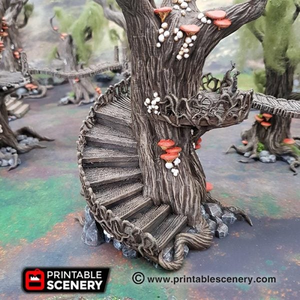 Treetop Walkway - (28, 15 or 10mm scale) - Wood Elven