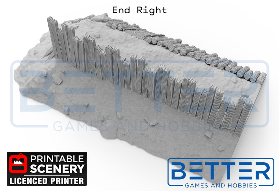 Norman Garrison Wall Sections - (28, 15 or 10mm scale) - King and Country