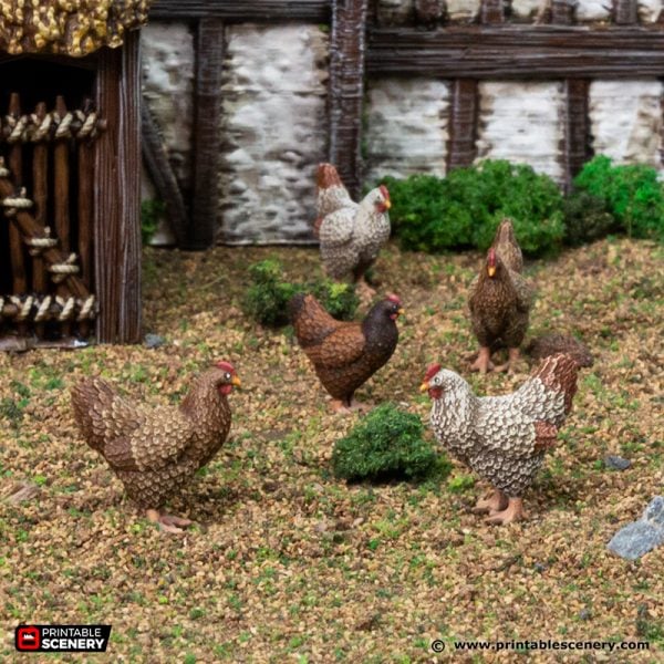 Chicken Farm Hut - 28mm scale - King and Country