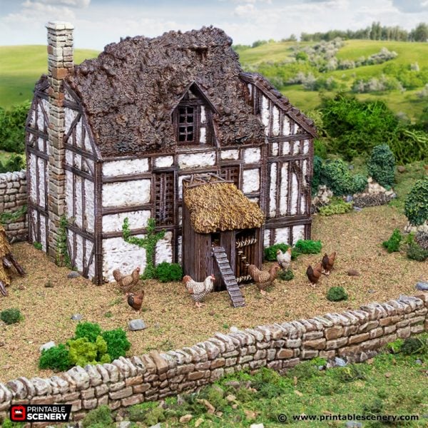 Chicken Farm Hut - 28mm scale - King and Country