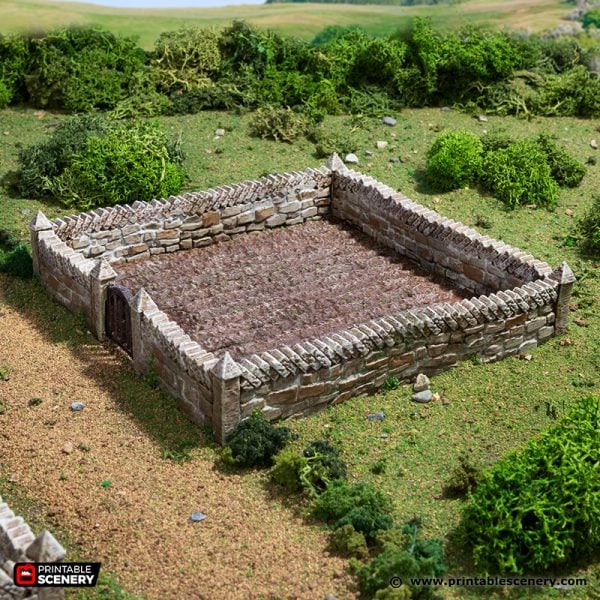 Farm Fields - (28, 15, or 10mm scale) - King and Country