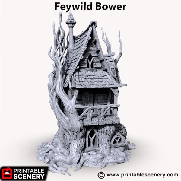Feywild Bower - (32,28 or 15mm scale) - Shadowfey Wilds