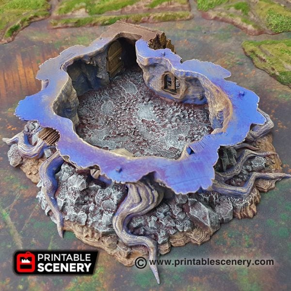 Feywild Cabin - (32,28 or 15mm scale) - Shadowfey Wilds