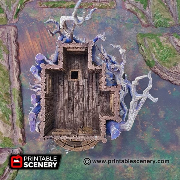 Feywild Cottage - (32,28 or 15mm scale) - Shadowfey Wilds