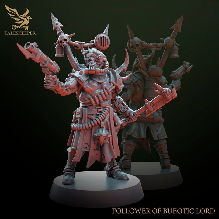 Bubotic Lord Followers - 28mm scale miniatures for Sci-Fi and Grimdark Wargaming