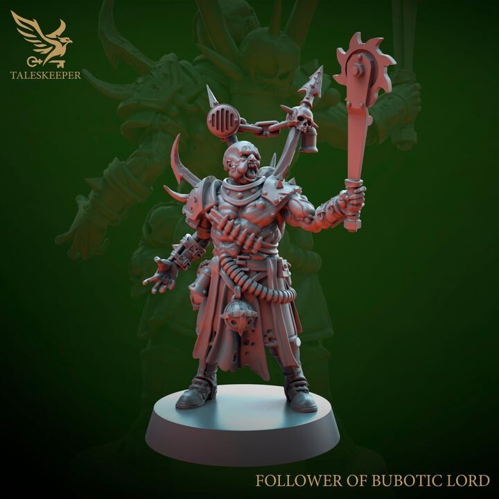 Bubotic Lord Followers - 28mm scale miniatures for Sci-Fi and Grimdark Wargaming