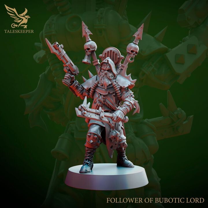 Bubotic Lord Followers - 28mm scale miniatures for Sci-Fi and Grimdark Wargaming