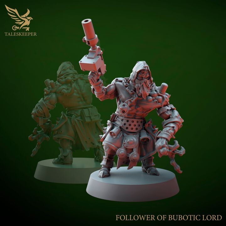 Bubotic Lord Followers - 28mm scale miniatures for Sci-Fi and Grimdark Wargaming