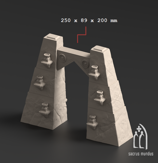 Krotone in flames - Tabletop terrain for Sci-Fi & Grimdark wargaming