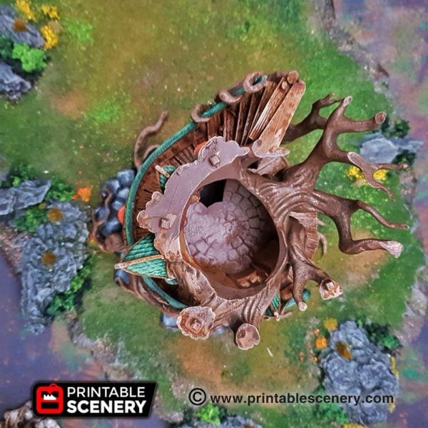 Gloomwood Treehouse - (28, 15 or 10mm scale) - Wood Elven