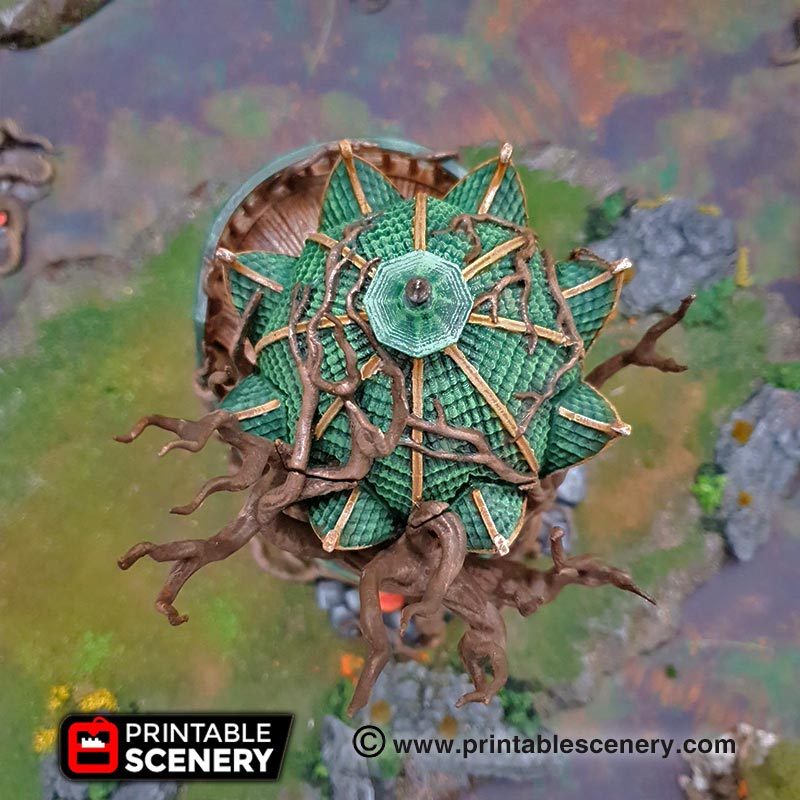 Gloomwood Treehouse - (28, 15 or 10mm scale) - Wood Elven