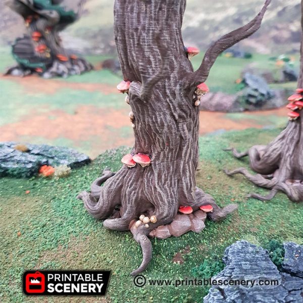 Gloomwood Trees - (28, 15 or 10mm scale) - Wood Elven
