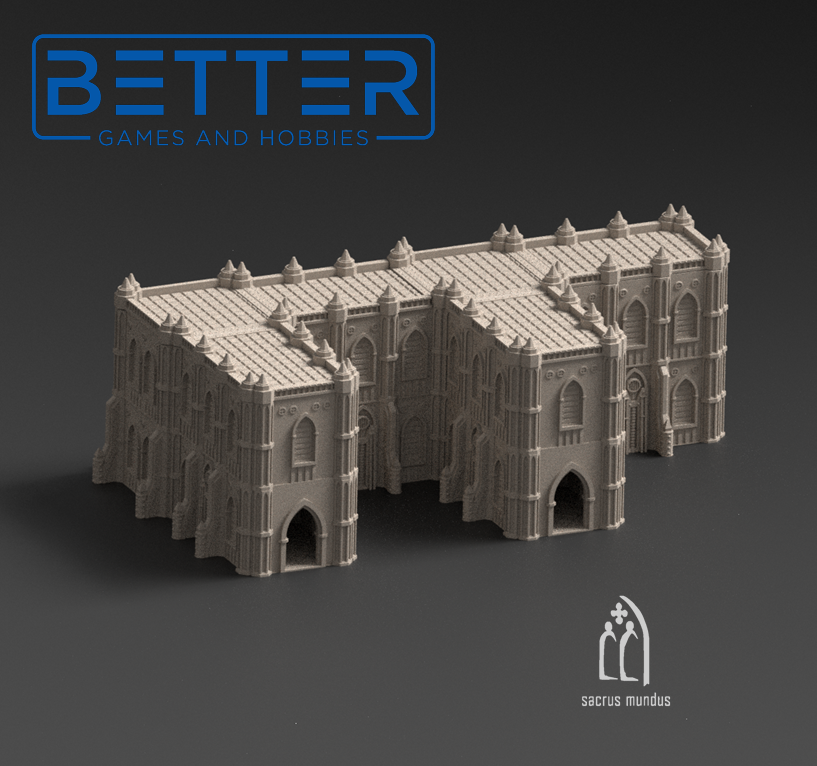 Augusta - Gothic City. Tabletop terrain for Sci-Fi & Grimdark wargaming