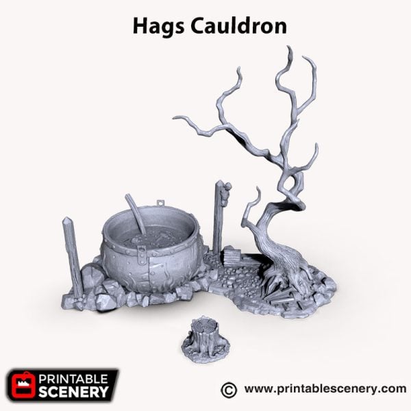 Hag's Cauldron - (32,28 or 15mm scale) - Shadowfey Wilds