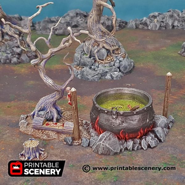 Hag's Cauldron - (32,28 or 15mm scale) - Shadowfey Wilds