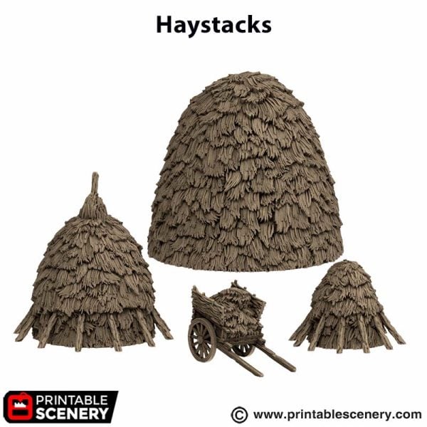 Haystacks - 28, 15 or 10mm scale - King and Country