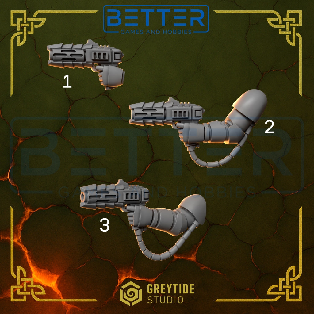 Hellfire Pistols - Anvil Wardens for 2nd Born Marines