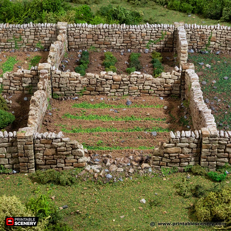 High Wall set - (28, 15, or 10mm scale) - King and Country