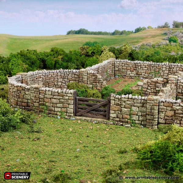 High Wall set - (28, 15, or 10mm scale) - King and Country