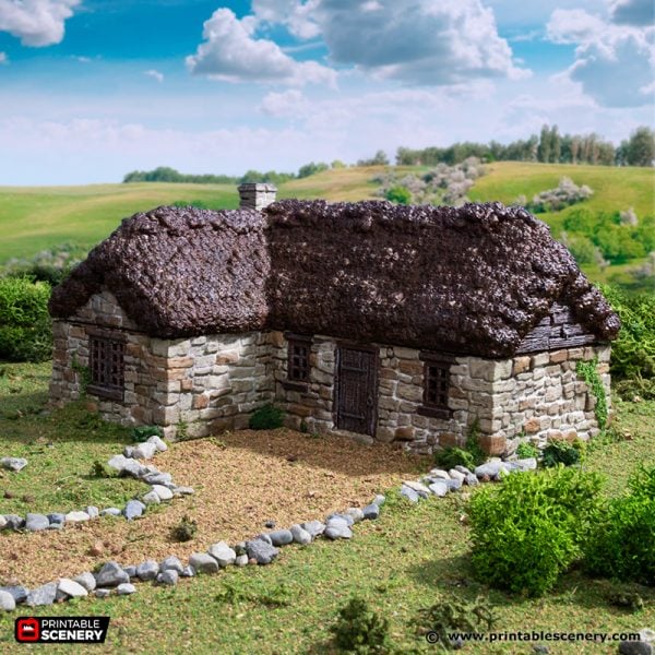 Highland Stone Barn - (28, 15, or 10mm scale) - King and Country