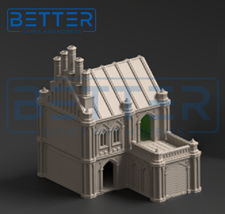 Emerita - Imperial Suburb. 28 or 15mm Scale tabletop terrain for Sci-Fi & Grimdark wargaming