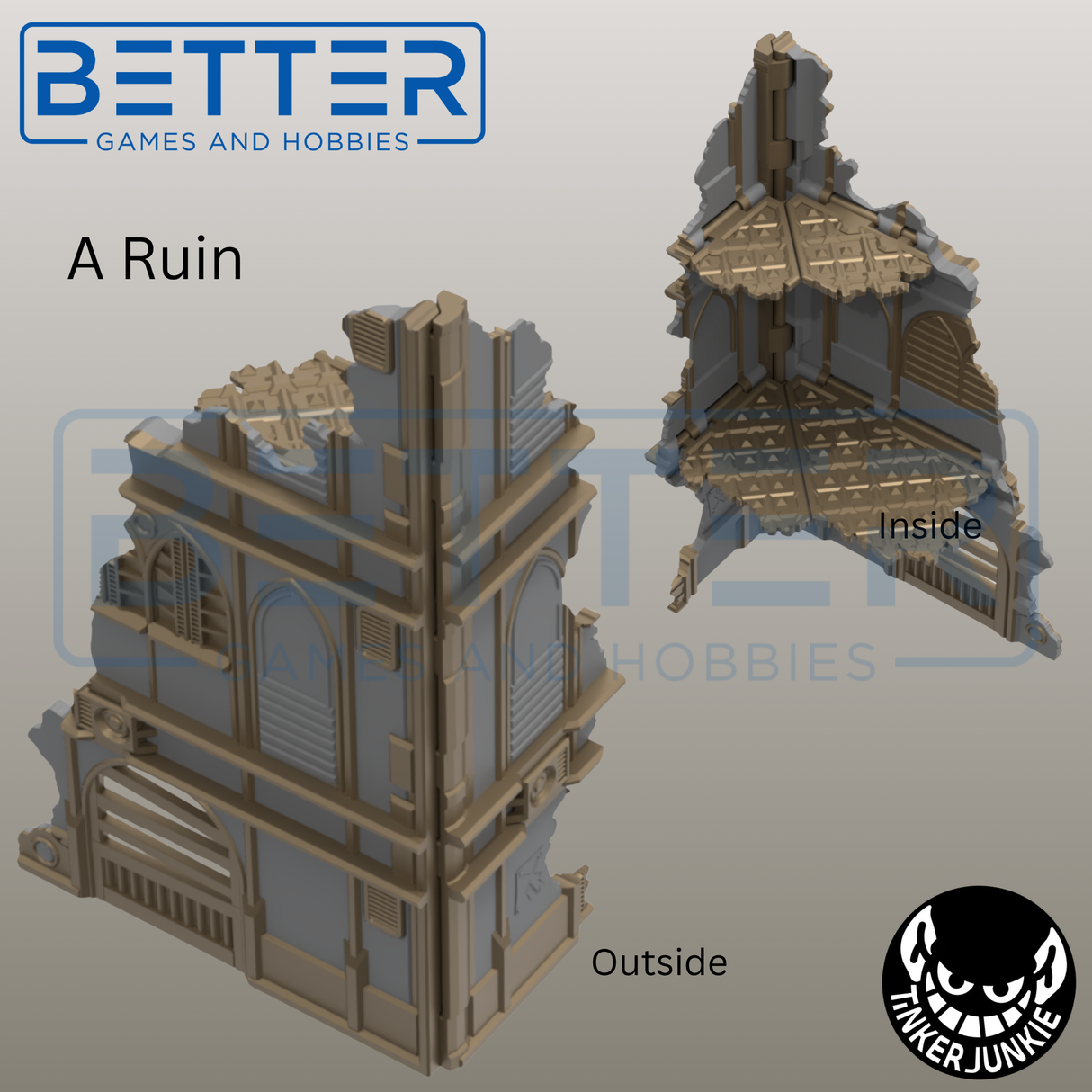 Imperial Gothic - Foldable, G-W competitive tabletop terrain