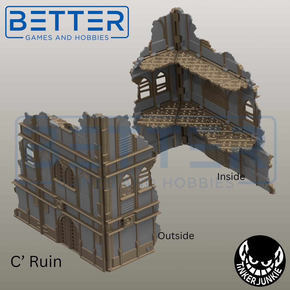 Imperial Gothic - Foldable, G-W competitive tabletop terrain