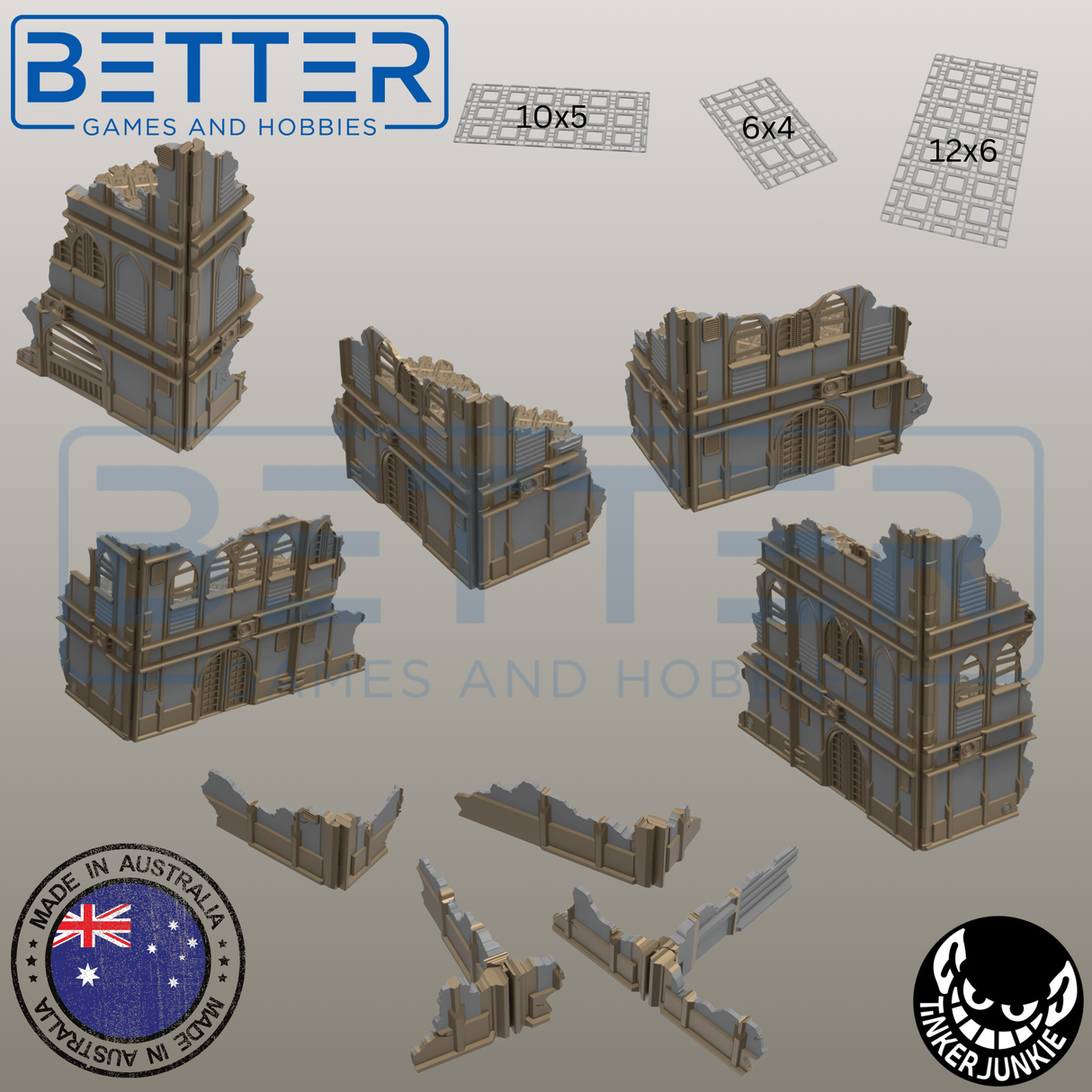 Imperial Gothic - Foldable, G-W competitive tabletop terrain