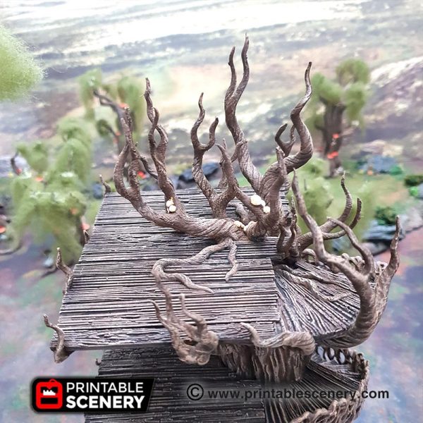 Ithillian Skyport - (28, 15 or 10mm scale) - Wood Elven