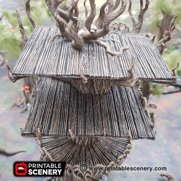 Ithillian Skyport - (28, 15 or 10mm scale) - Wood Elven