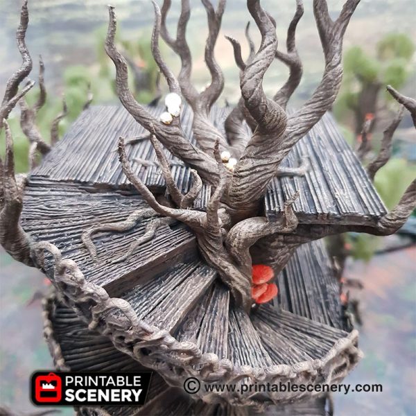 Ithillian Skyport - (28, 15 or 10mm scale) - Wood Elven