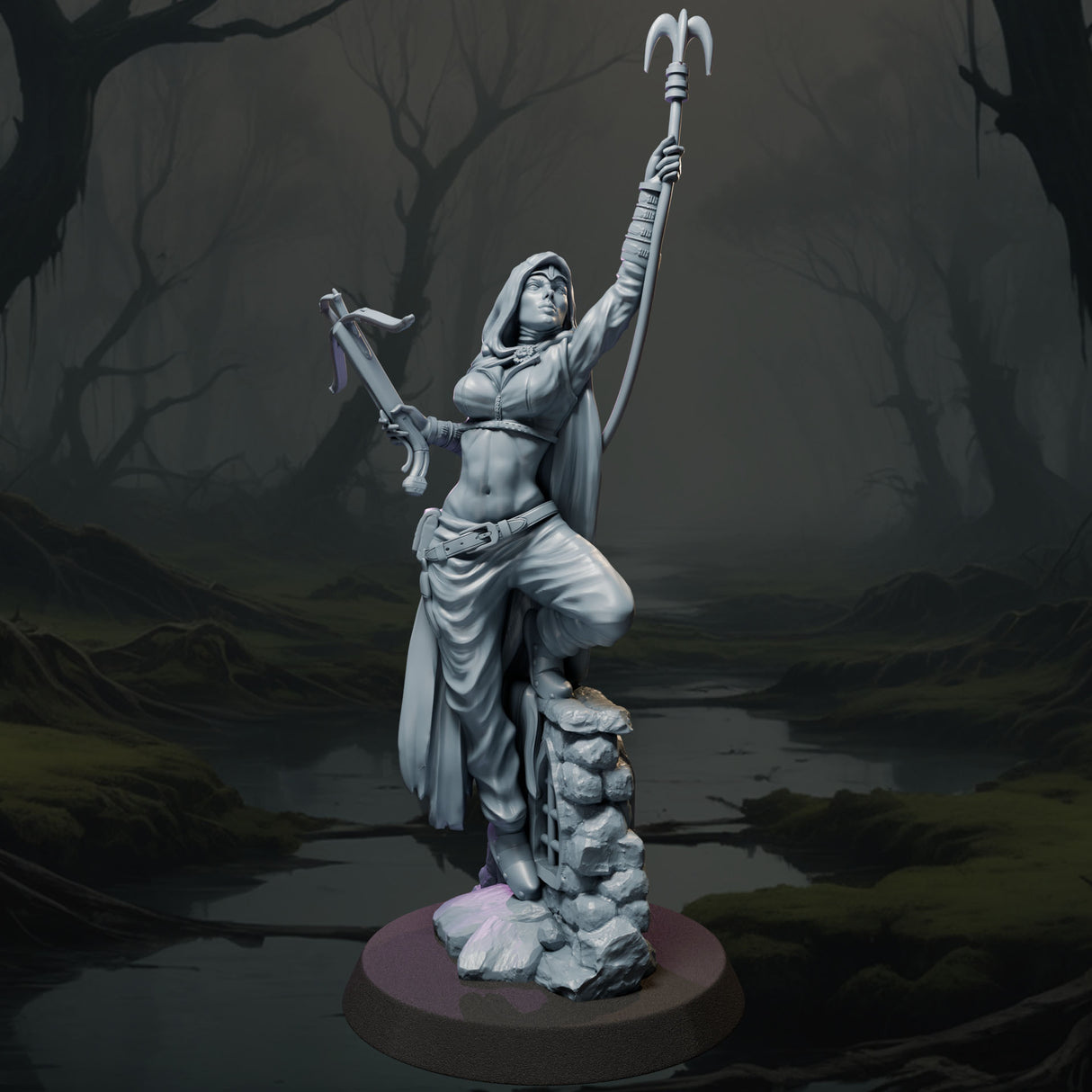 Kaelen the Hunter, Ladies of the Dark Age, NSFW, 32 and 75mm