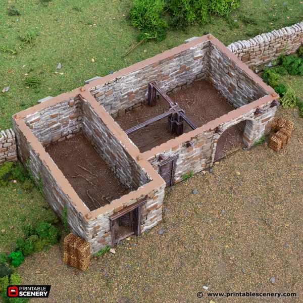 Kings Stables - (28, 15 or 10mm scale) - King and Country