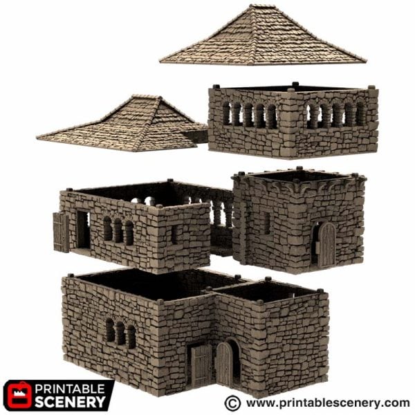 Kings Quarters - (28, 15 or 10mm scale) - King and Country