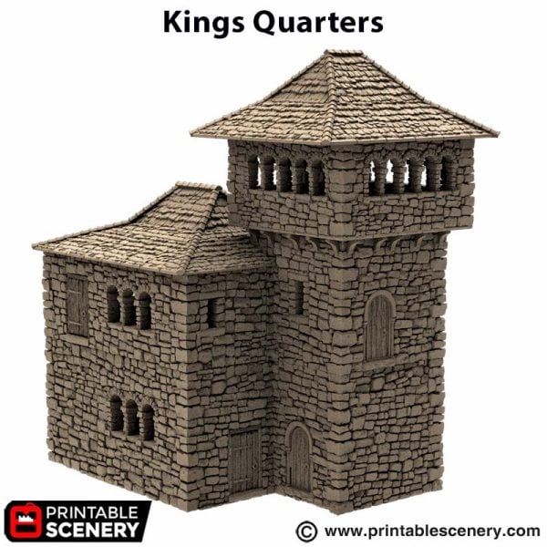 Kings Quarters - (28, 15 or 10mm scale) - King and Country