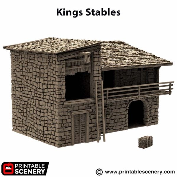 Kings Stables - (28, 15 or 10mm scale) - King and Country