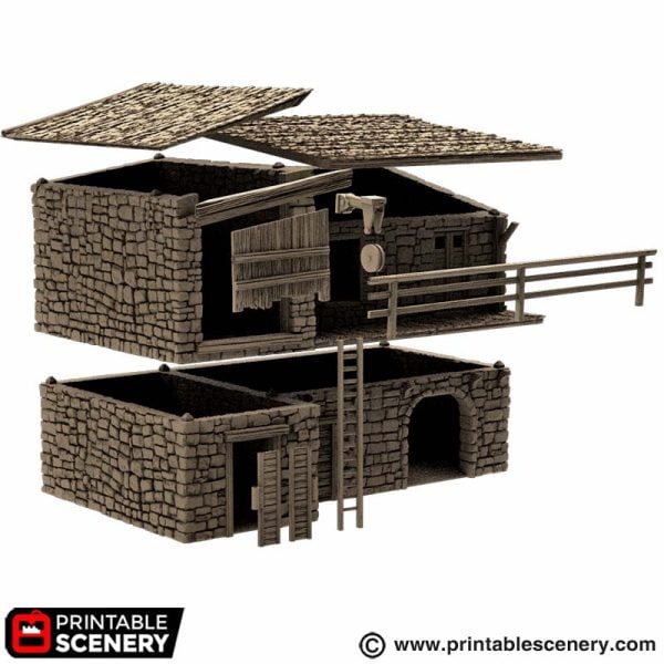 Kings Stables - (28, 15 or 10mm scale) - King and Country