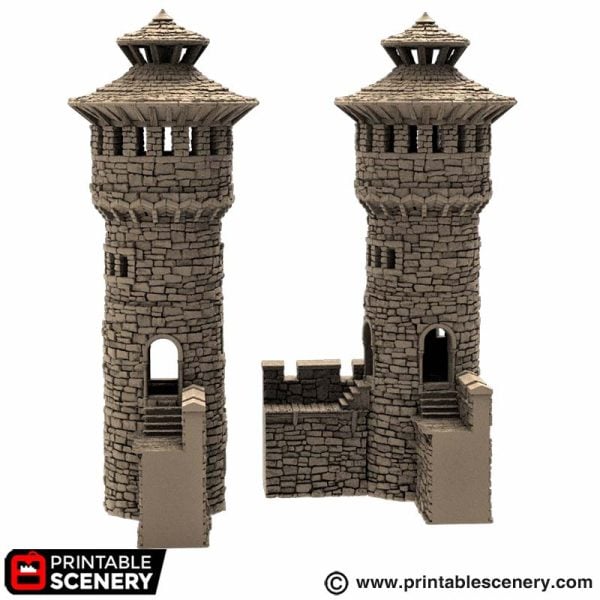 Kings Round Tower - (28, 15 or 10mm scale) - King and Country